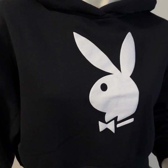 Playboy Crop Hoodie - Picture 3 of 8